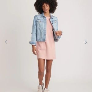 MARINE LAYER Sweatshirt Dress Seashell Pink (M)